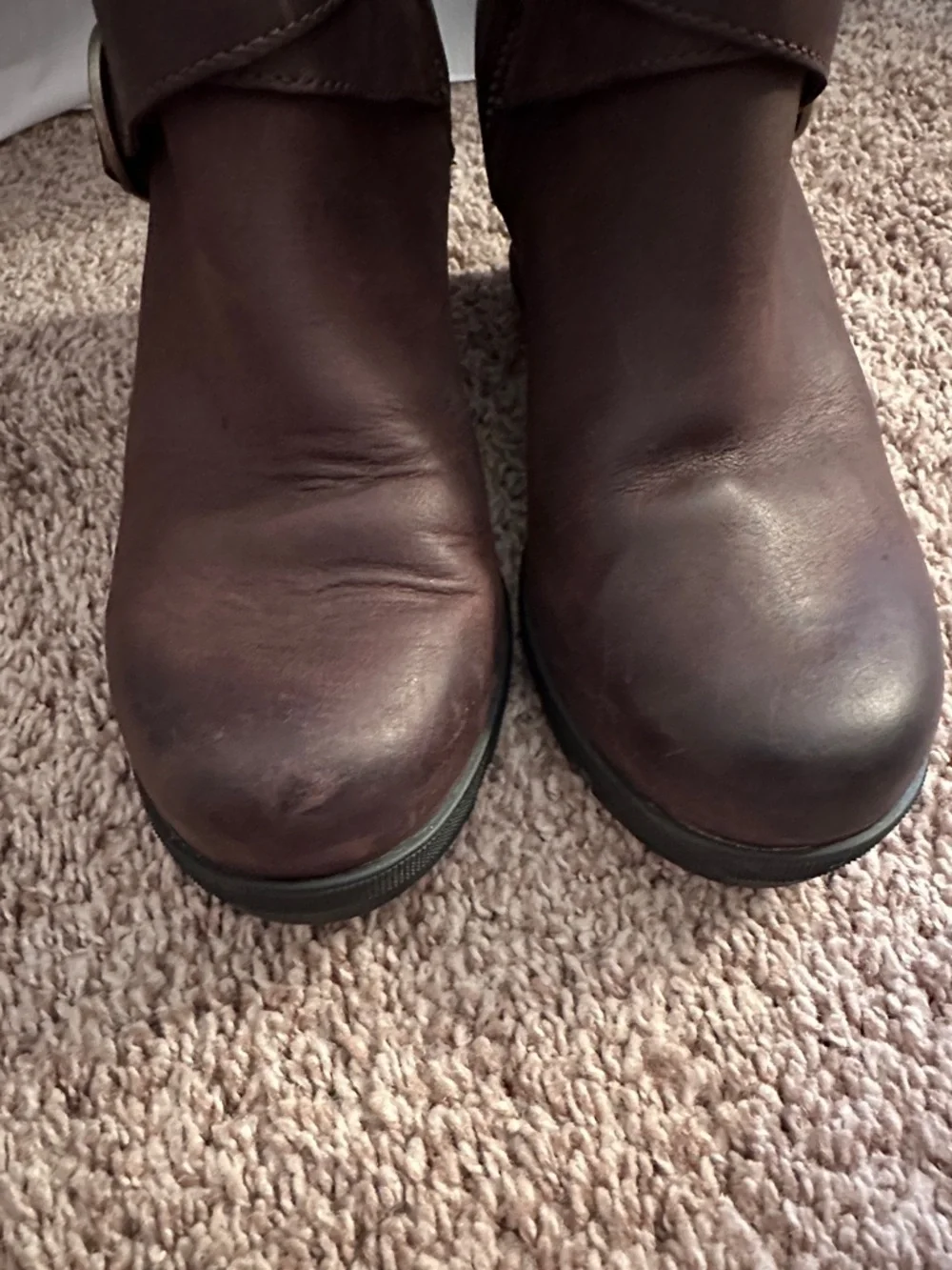 Sorel Women's Joan of Arctic Wedge II Buckle Boots size 7.5